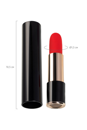 Минивибратор  TOYFA L'EROINA  Merlo, ABS пластик, черный, 10,5 см